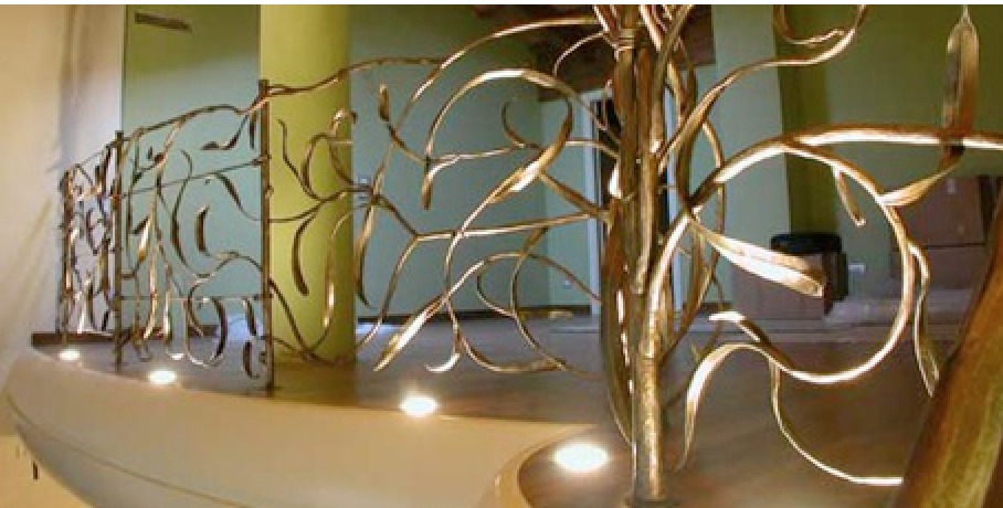 rampe escalier garde corps en fer forg&eacute;